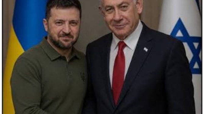 ISRAEL. Netanyahu y Zelenski estrechan su amistad y buena sintonía.