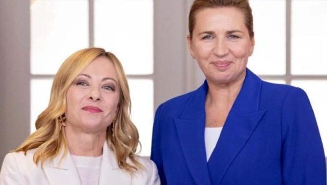 Las líderes de Italia y Dinamarca (extrema derecha y socialdemócratas) unidas contra la inmigración