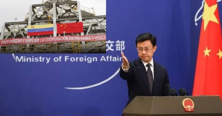 CHINA advierte de que sus intereses en Venezuela deben defenderse