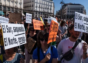 El fin de la represión a migrantes en Ceuta, una exigencia en la concentración del movimiento antirracista en Madrid