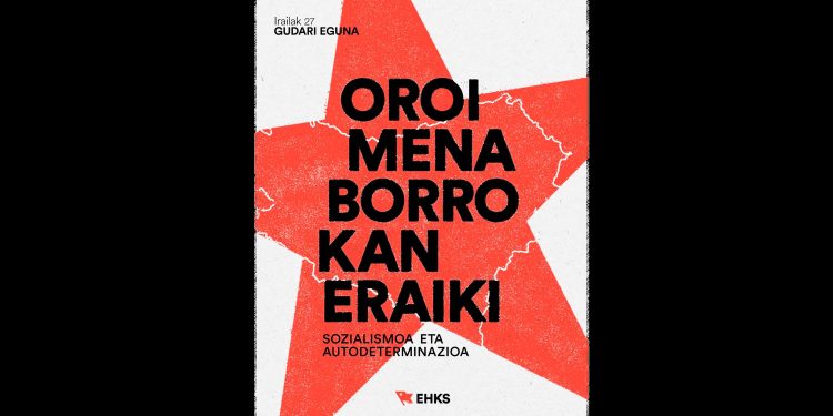 Gudari Eguna: EHKS: La memoria se construye en la lucha/ Oroimena borrokan eraikitzen da