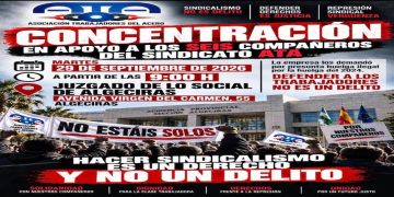 Concentración Algeciras: apoyo trabajadores de ATA juzgados por la heroica huelga 2024