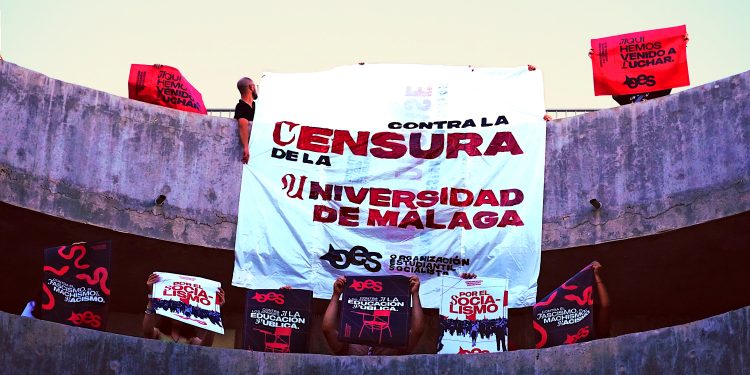 La OES denuncia censura y represión en la Universidad de Málaga