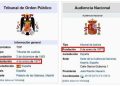 La Audiencia Nacional, un órgano heredado y reciclado del TOP de la dictadura, al servicio del poder