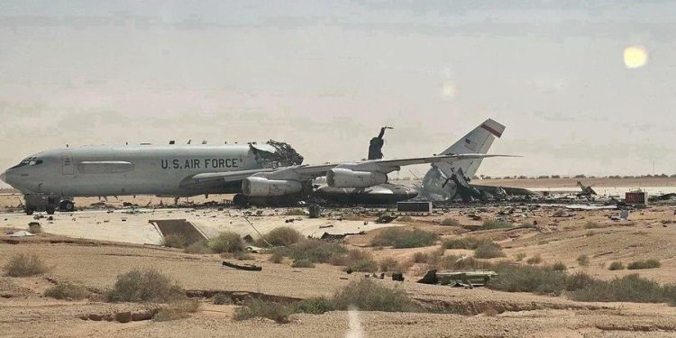 EEUU: cadena de noticias difunde fotografías de daños en bases yankys por ataques de Irán