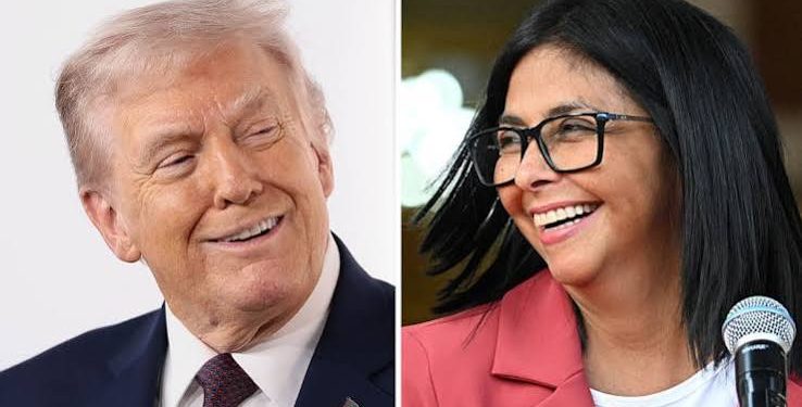 VENEZUELA confirma que la encargada y Trump escenificarán el martes en Nueva York su relación (de sumisión y entrega)