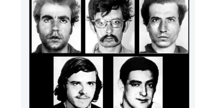 27 de septiembre, un nuevo aniversario del fusilamiento de 5 militantes antifascistas; ni olvido ni perdón