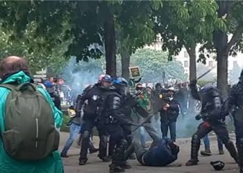 FRANCIA. Huelga del sector público este martes precedida de represión a estudiantes