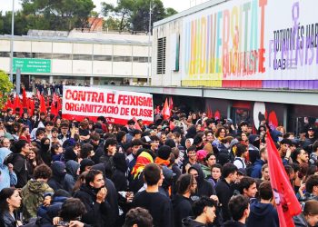 Quiles ha vuelto a fracasar, esta vez en la UAB, donde no ha podido entrar por impedírselo los antifascistas