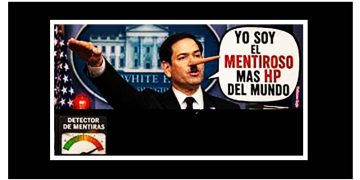 Miente tanto que superarle a Marco Rubio es imposible (vídeo)