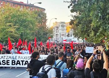 La contundente respuesta de miles de antifascistas en Bilbo, hace recular al “valiente” Quiles
