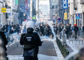 BÉLGICA. La lucha de los estudiantes franceses se extiende