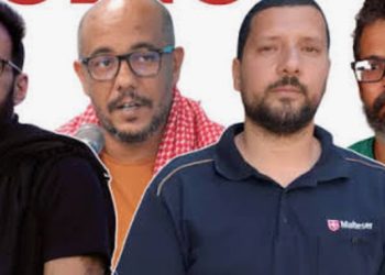 TÚNEZ sigue obedeciendo a Israel y mantiene presos a cuatro tripulantes de la Flotilla por séptimo mes